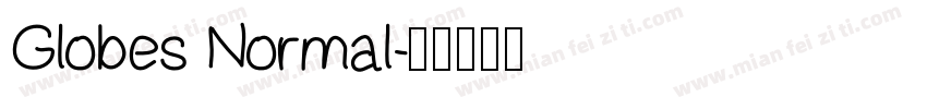 Globes Normal字体转换